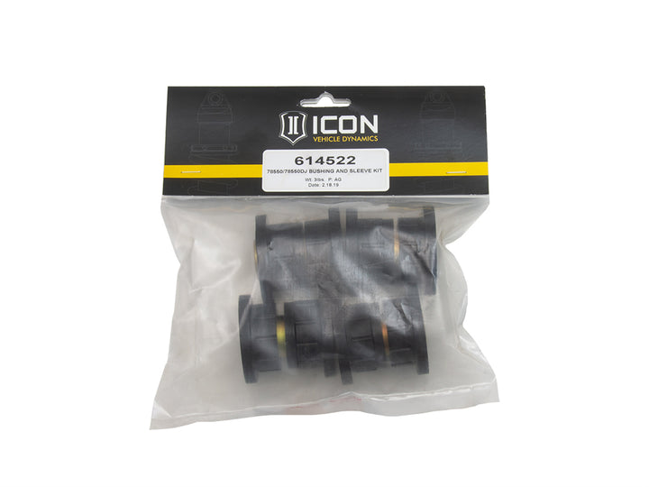 ICON Vehicle Dynamics 2001-2010 Chevrolet Silverado 2500 &amp; 3500/GMC Sierra 2500 &amp; 3500, Tubular UCA, Replacement Bushing &amp; Sleeve Kit