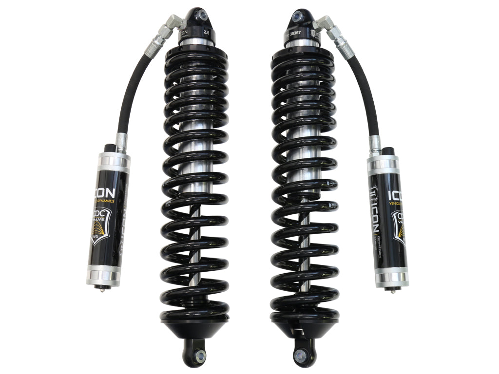 ICON 2008-2016 Ford F-250/F-350 4WD, Diesel, Front, 7-9” Lift, V.S. 2.5 Series Coilover Conversion Kit for Fabricated Hoop, Remote Reservoir w/ CDCV