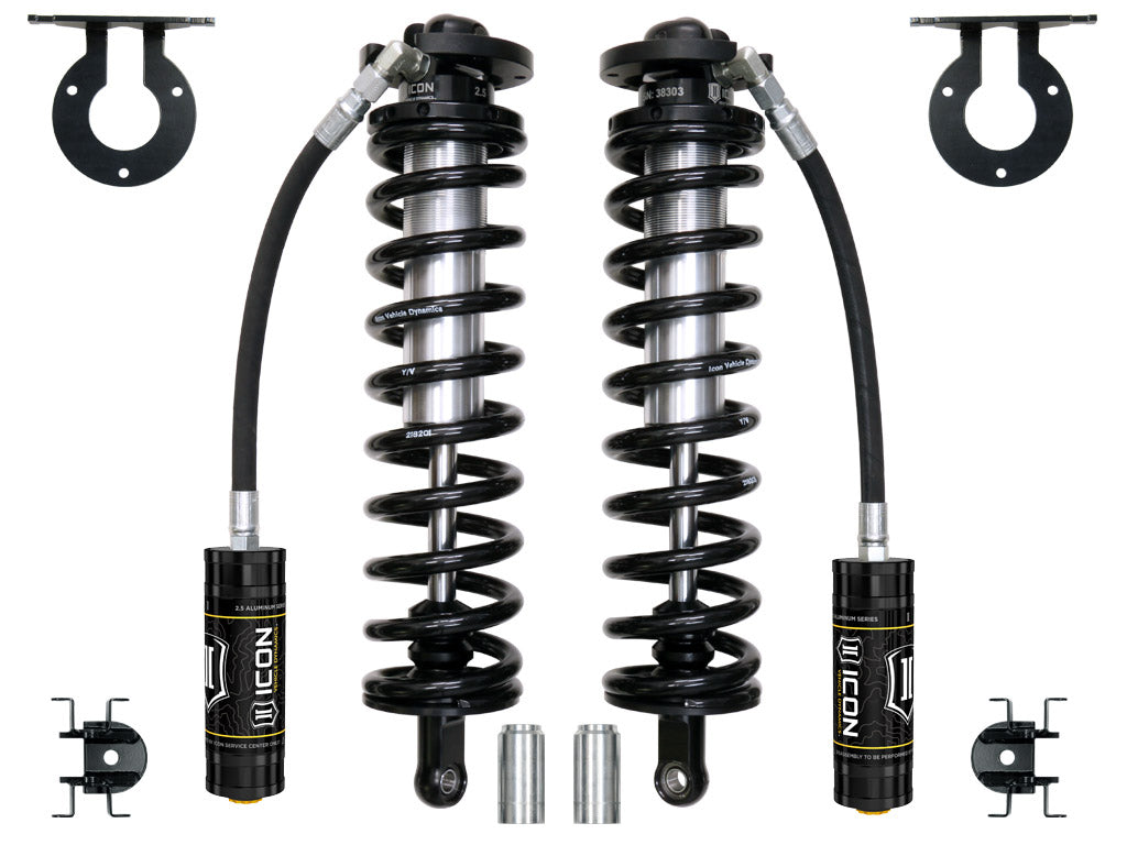 ICON Vehicle Dynamics 2005-2026 Ford F-250/F-350 Super Duty 4WD, 4-5.5” Lift, Front, V.S. 2.5 Series Coilover Conversion Kit, Remote Reservoir