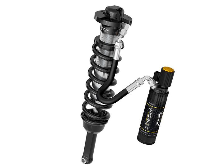 ICON Vehicle Dynamics 2010-2024 Toyota 4Runner, 0-3.5" Lift, V.S. 2.5 Series Extended Travel Coilover Kit, Remote Reservoir w/ CDEV, 700 lbs/in Coils