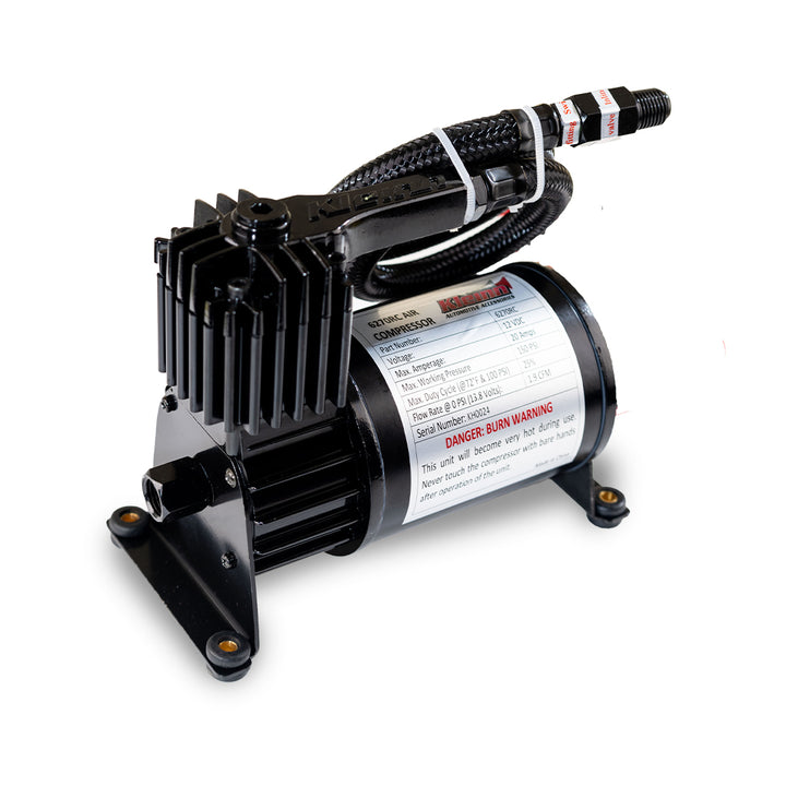 Kleinn ProBlaster HK2-1 Dual Black Horn Kit with 120 PSI Onboard Air - Universal - Model 6270RC compressor