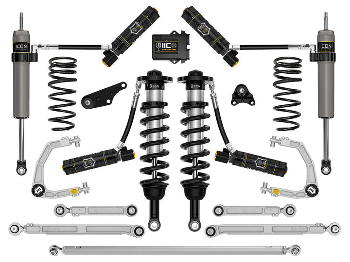 ICON Vehicle Dynamics 2024-2026 Toyota Tacoma 1.25-3" Lift, Stage 13 Suspension System, Billet, Overland Rear Springs