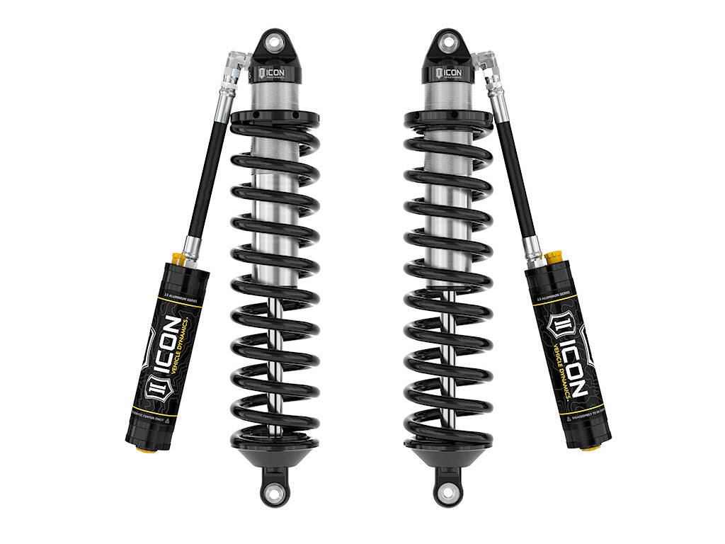 ICON 2008-2016 Ford F-250/F-350 4WD, Diesel, Front, 7-9” Lift, V.S. 2.5 Series Coilover Conversion Kit for Fabricated Hoop, Remote Reservoir w/ CDCV