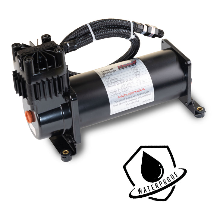 Kleinn Demon 730 Train Horn &amp; Onboard Air System - 2007-2018 Silverado &amp; Sierra 1500 - Model 6450RC compressor