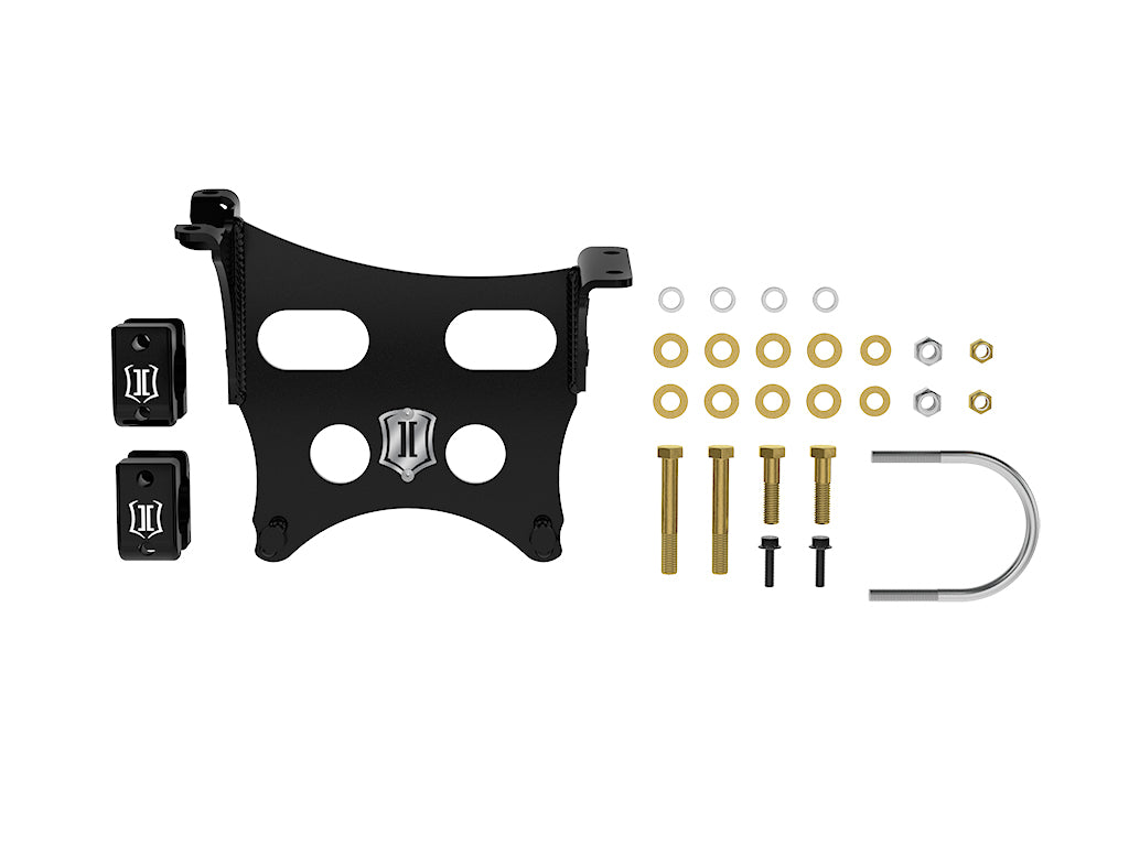 ICON Vehicle Dynamics 2023-2026 Ford F-250/F-350 Super Duty, Dual Steering Stabilizer Bracket Kit