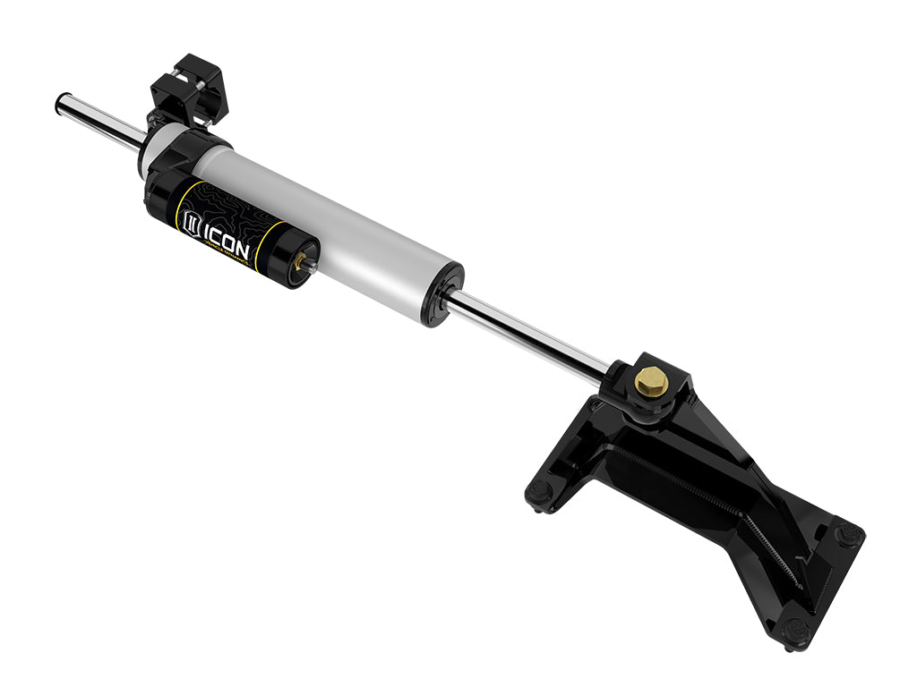 ICON Vehicle Dynamics 2005-2026 Ford F-450/F-550 Super Duty, 2.5 Piggyback Centerline Steering Stabilizer Kit