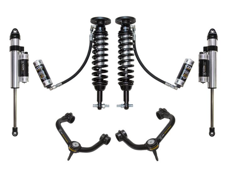 ICON Vehicle Dynamics 2014 Ford F-150 2WD, 1.75-2.63" Lift, Stage 5 Suspension System, Tubular