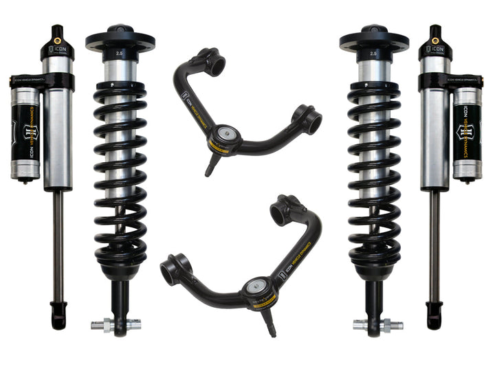 ICON Vehicle Dynamics 2014 Ford F150 4WD, 0-2.63" Lift, Stage 3 Suspension System, Tubular UCA