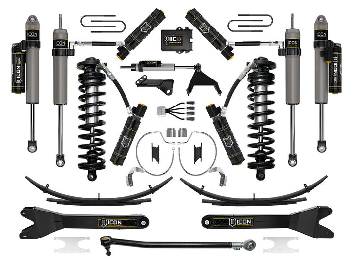 ICON Vehicle Dynamics 2023-2026 Ford F-250/F-350 Super Duty 4WD, 4-5.5" Lift, Stage 9 Coilover Conversion System w/ Radius Arms &amp; Expansion Packs