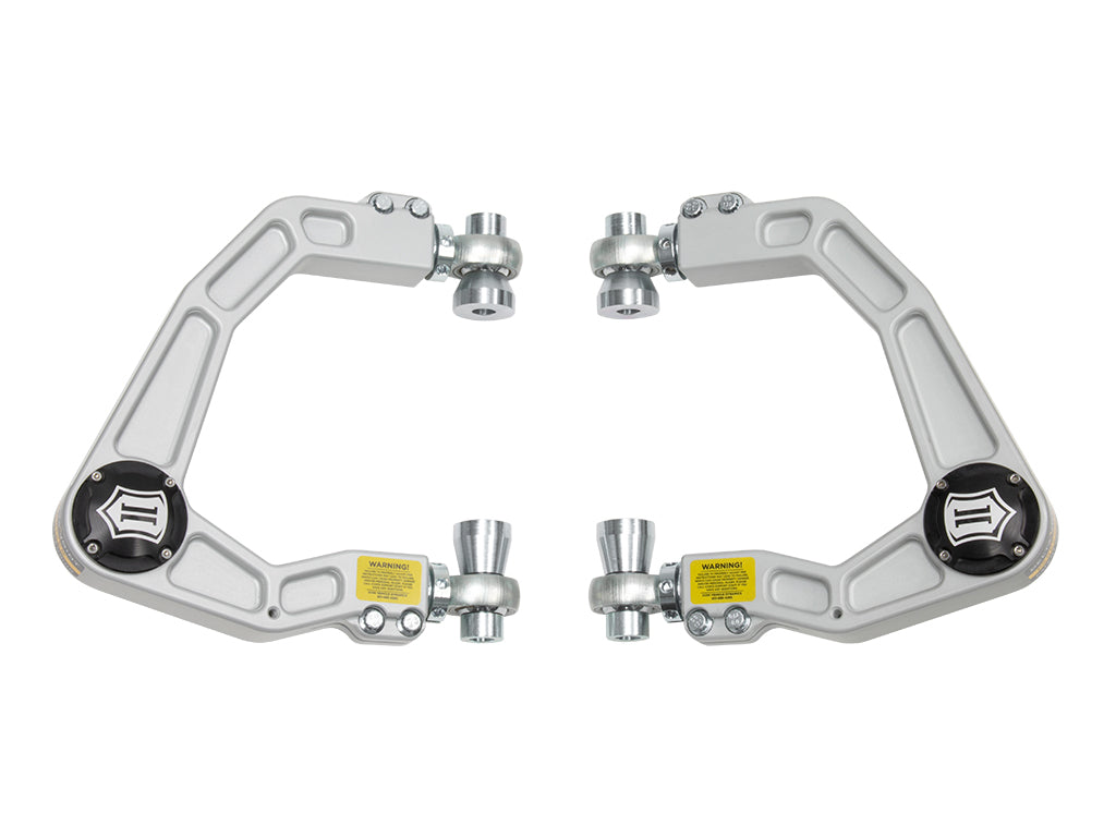 ICON Vehicle Dynamics 2019-2021 Ford Ranger Billet Upper Control Arm/Delta Joint Kit, Al Knuckle