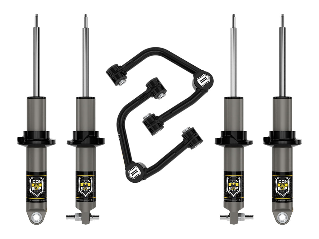 ICON Vehicle Dynamics 2021-2026 Ford Bronco, HOSS 2.0 Package, 0-2" Lift, Stage 2 Suspension System, Tubular