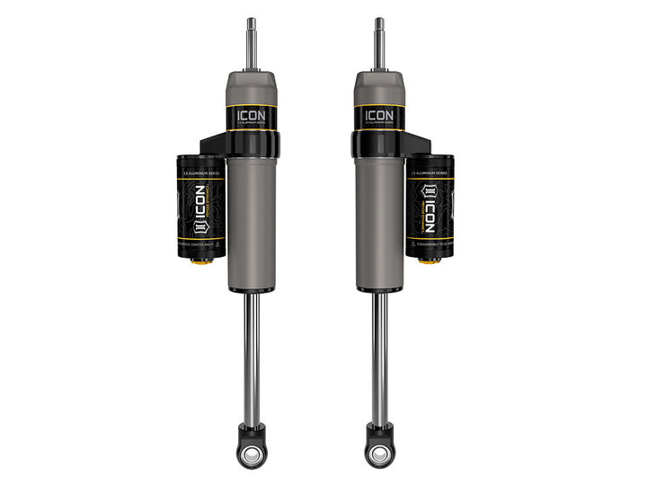 ICON Vehicle Dynamics 2005-2026 Ford Super Duty 4WD, 0-2.5” Lift, Front. V.S. 2.5 Aluminum Series Shock Absorbers, Piggyback Reservoir, Pair