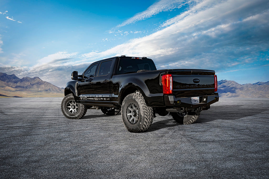 ICON Vehicle Dynamics 2023-2026 Ford F-250/F-350 Super Duty 4WD, 4.5” Lift, Front, V.S. 2.5 Aluminum Series Shocks, Remote Reservoir w/ CDCV, Pair