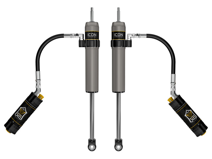 ICON Vehicle Dynamics 2023-2026 Ford F-250/F-350 Super Duty 4WD, 4.5” Lift, Front, V.S. 2.5 Aluminum Series Shocks, Remote Reservoir w/ CDCV, Pair