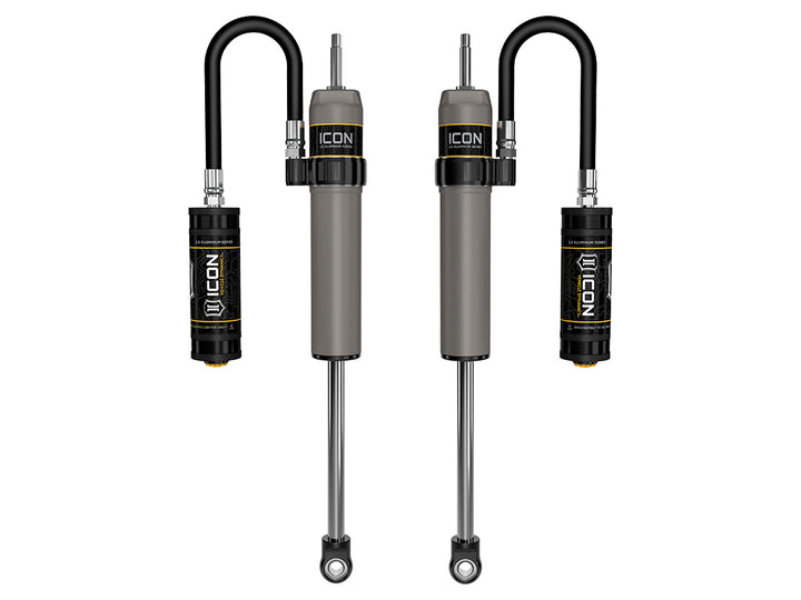 ICON Vehicle Dynamics 2023-2026 Ford F-250/F-350 Super Duty 4WD, 4.5” Lift, Front, V.S. 2.5 Aluminum Series Shocks, Remote Reservoir, Pair