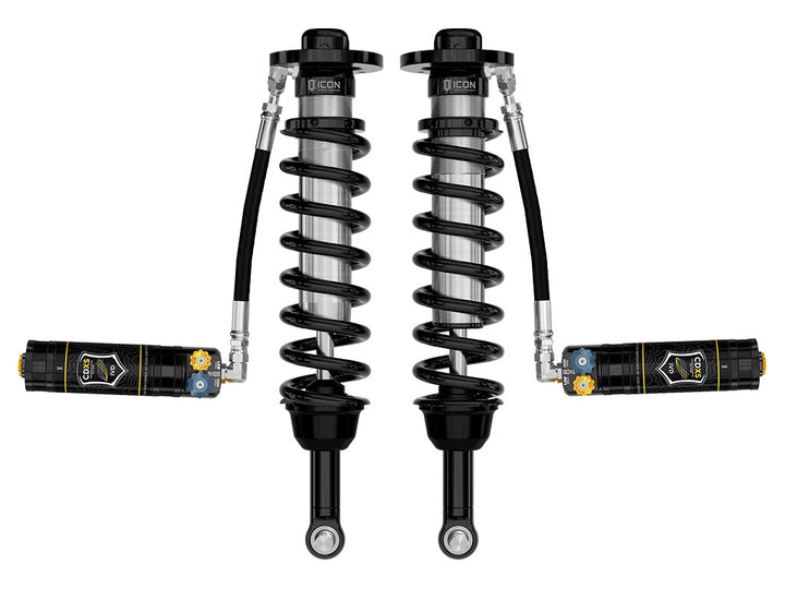 ICON Vehicle Dynamics 2021-2026 Ford F-150 4WD, 0-2.75" Lift, Front, V.S. 2.5 Series Coilovers, Remote Reservoir w/ CDXS, Pair