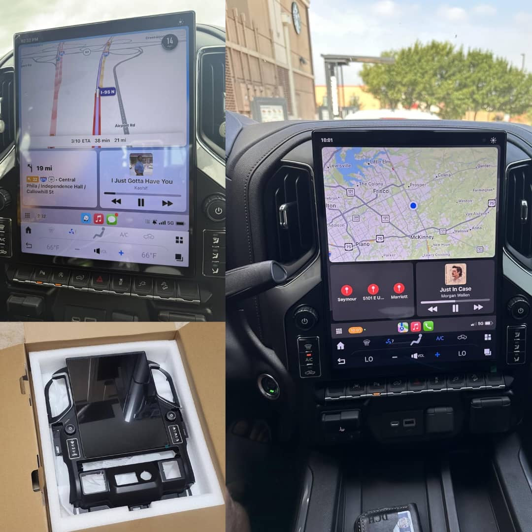 Chevy Silverado Tesla Screen 2019-2023