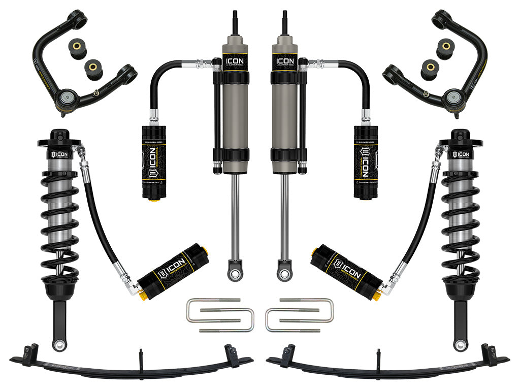 ICON Vehicle Dynamics 2005-2015 Toyota Tacoma 0-3.5" Lift, Stage 7 Suspension System, Tubular, CDCV