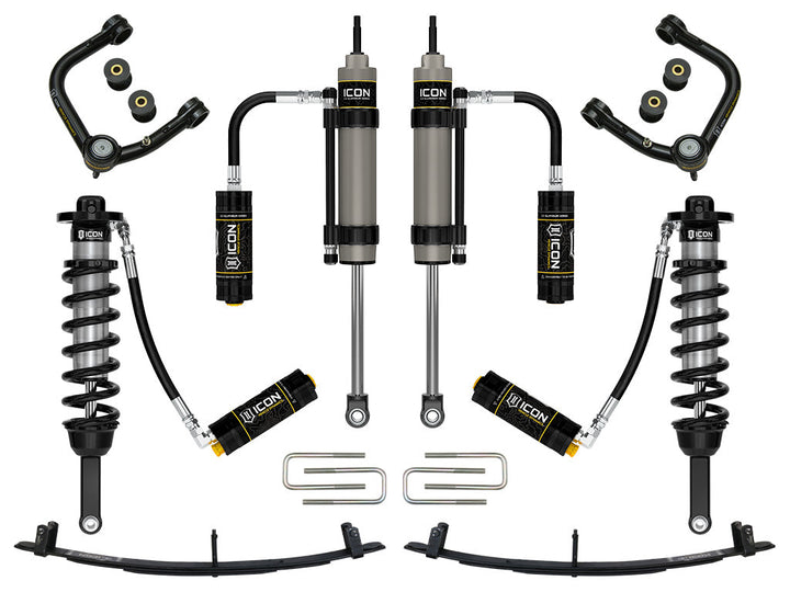 ICON Vehicle Dynamics 2005-2015 Toyota Tacoma 0-3.5" Lift, Stage 7 Suspension System, Tubular, CDCV