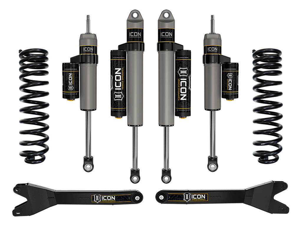ICON Vehicle Dynamics 2023-2026 Ford F-250/F-350/F-450 Super Duty 4WD, Gas, 2.5" Lift, Stage 2 Suspension System w/ Radius Arms