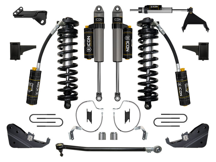 ICON Vehicle Dynamics 2023-2026 Ford F-250/F-350 Super Duty 4WD, 4-5.5" Lift, Stage 5 Coilover Conversion System