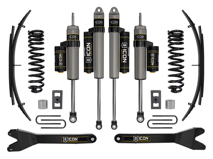 ICON Vehicle Dynamics 2023-2026 Ford F-250/F-350 Super Duty 4WD, Gas, 2.5" Lift, Stage 2 Suspension System w/ Radius Arms and Expansion Packs