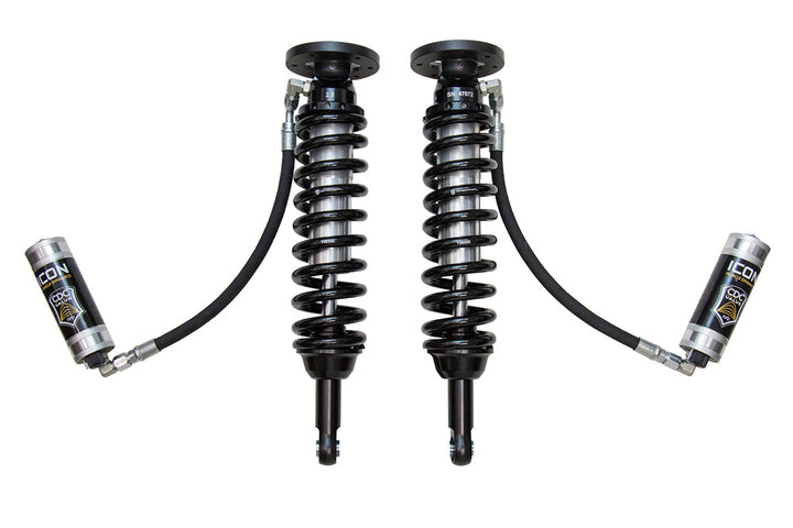 ICON Vehicle Dynamics 2009-2013 Ford F-150 2WD, 1.75-2.63” Lift, Front, V.S. 2.5 Series Coilover Kit, Remote Reservoir w/ CDCV