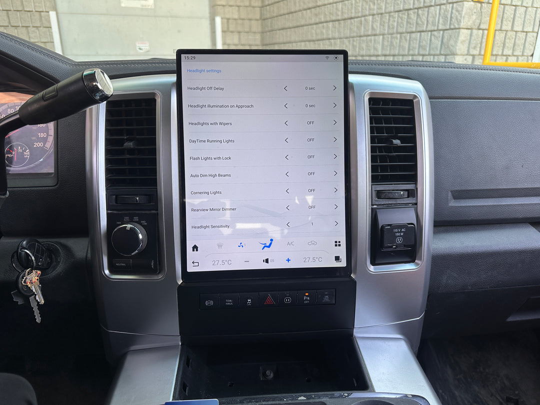 Ram 3500 Tesla Style Screen 2009-2012