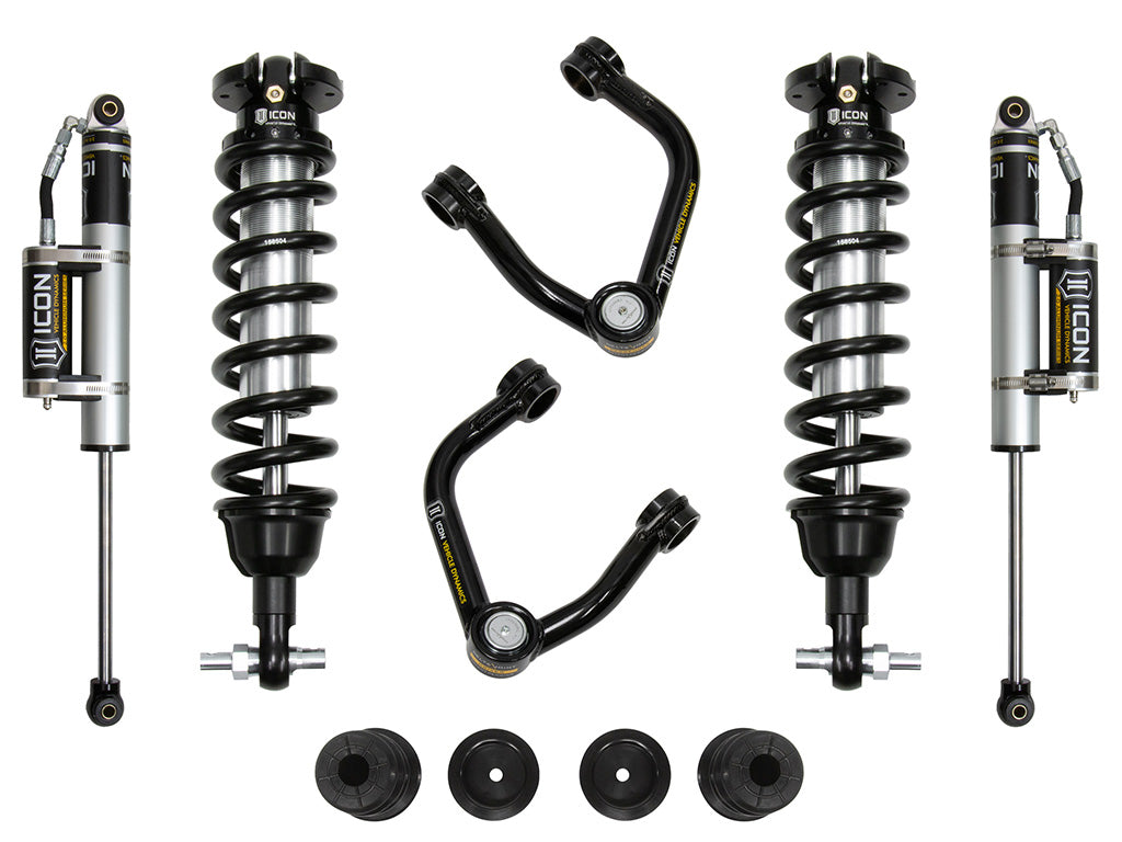 ICON Vehicle Dynamics 19-21 Ford Ranger, 0-3.5" Lift, Stage 3 Susp System, Tubular UCA Al Knuckle