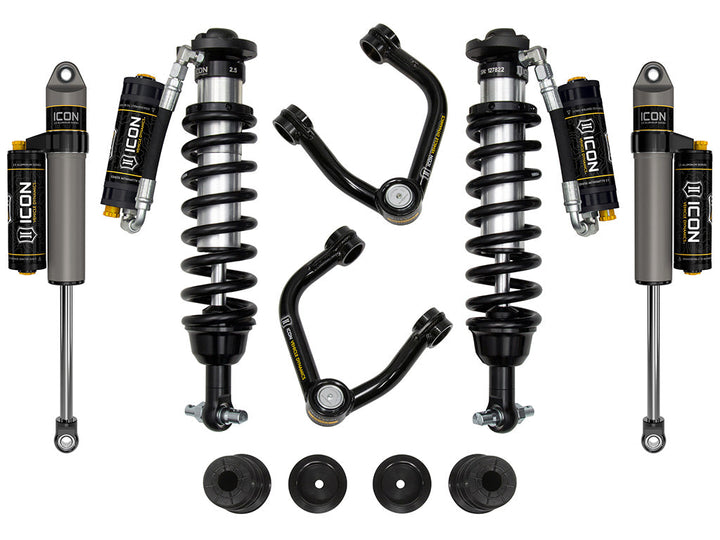 ICON Vehicle Dynamics 19-21 Ford Ranger, 0-3.5" Lift, Stage 5 Susp System, Tubular UCA Al Knuckle