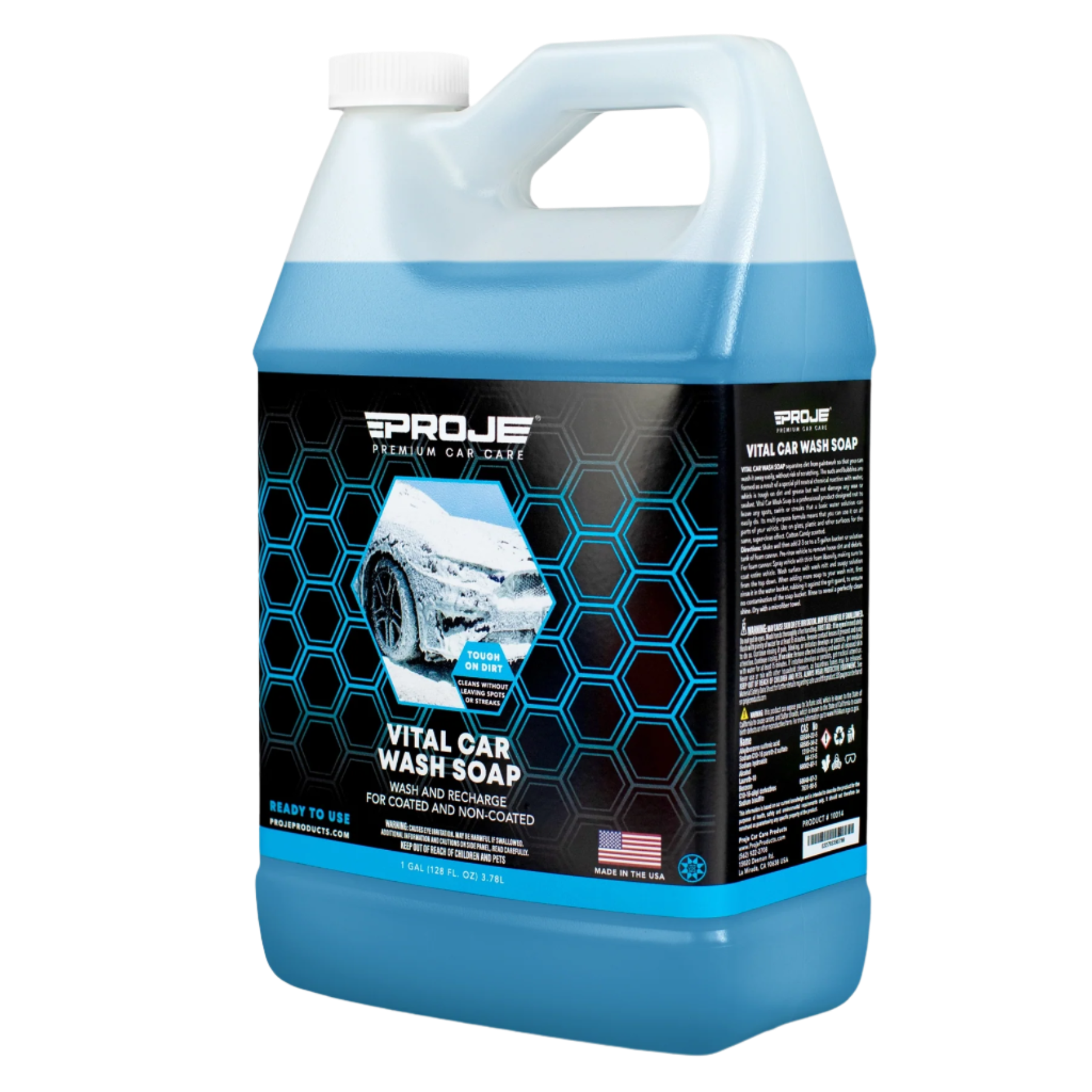 Proje Vital Car Wash Soap – pH Neutral, Coating-Safe, 16oz