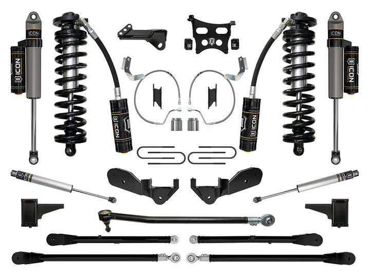 ICON Vehicle Dynamics 2023-2026 Ford F-250/F-350 Super Duty 4WD, 4-5.5" Lift, Stage 6 Coilover Conversion System