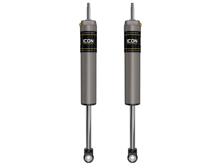 ICON Vehicle Dynamics 2023-2026 Ford F-250/F-350 Super Duty 4WD, 4.5” Lift, Front, V.S. 2.5 Aluminum Series Shock Absorbers, Internal Reservoir, Pair