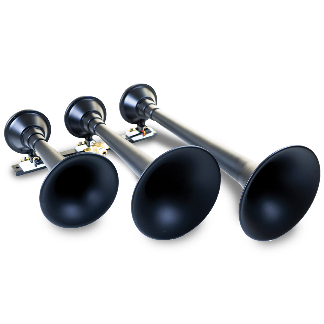 Kleinn Demon 730 Train Horn &amp; Onboard Air System - 2017-2022 Ford Super Duty F-250/F-350/F-450 - Model 730 horn