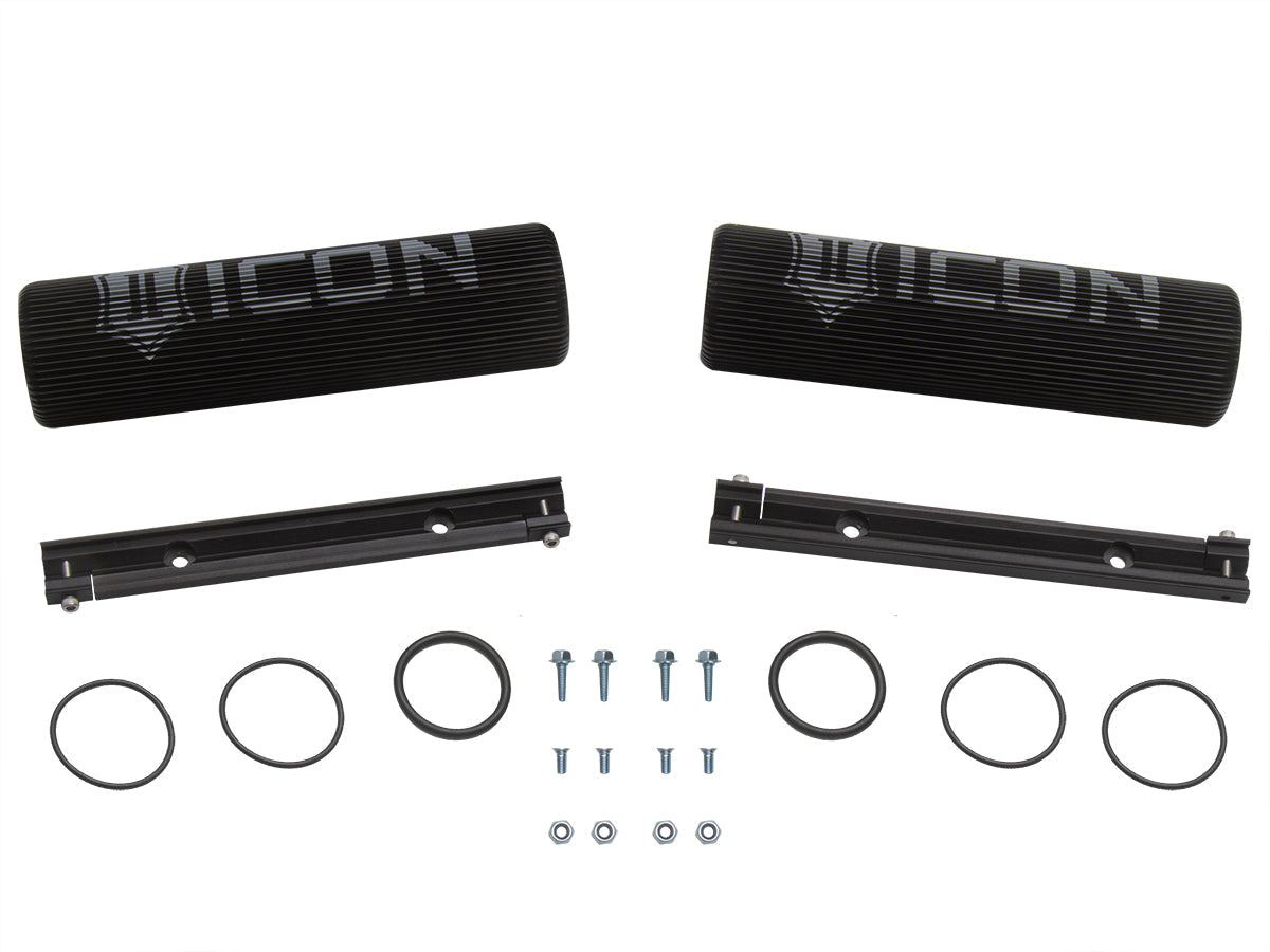 ICON Vehicle Dynamics Finned Reservoir Upgrade Kit, 10" Long
