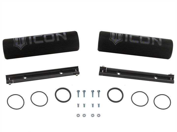 ICON Vehicle Dynamics Finned Reservoir Upgrade Kit, 10" Long