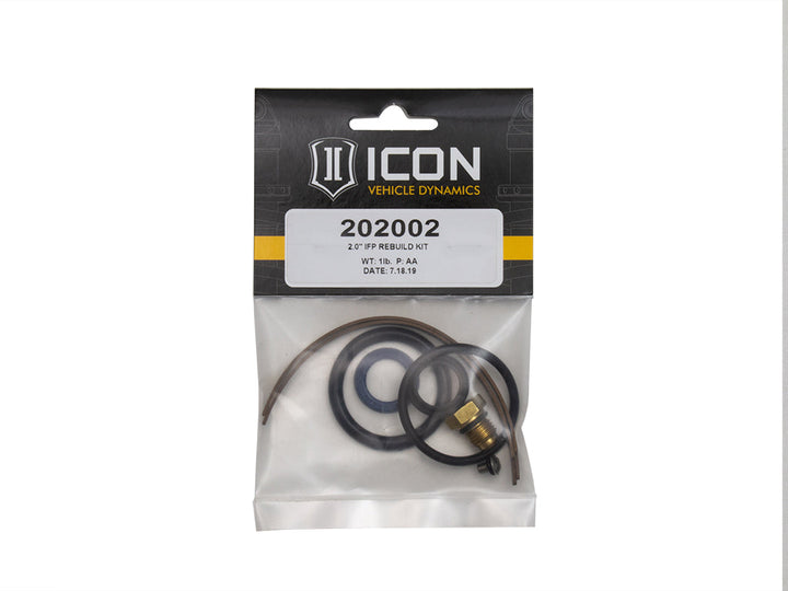 ICON Vehicle Dynamics 2.0 Aluminum Series Shock Absorber, Rebuild Kit, Internal Reservoir