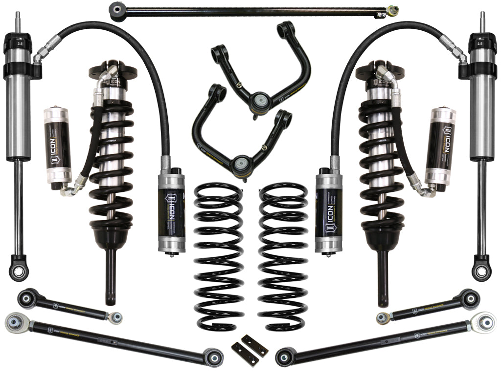 ICON Vehicle Dynamics 03-09 4Runner/FJ Cruiser 0-3.5" Lift Stage 7 Suspension System, Tubular UCA
