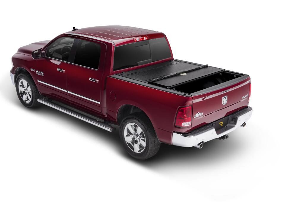 BAK BAKFlip F1 Hard Folding Truck Bed Cover 2016-2023 Toyota Tacoma with Deck Rail System