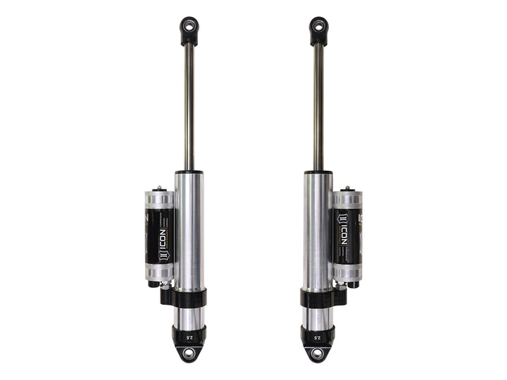 ICON 2019-2026 Chevrolet Silverado 1500/GMC Sierra 1500, 0-2" Lift, Rear, V.S. 2.5 Aluminum Series Shock Absorbers, Piggyback Reservoir w/ CDCV, Pair