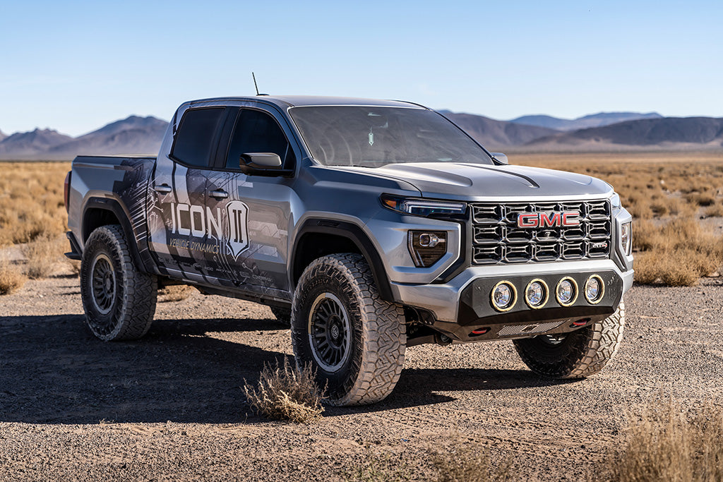 ICON Vehicle Dynamics 2023-2026 GMC Canyon/Chevrolet Colorado Trail Boss &amp; ZR2, Tubular Upper Control Arms, w/ Delta Joint PRO