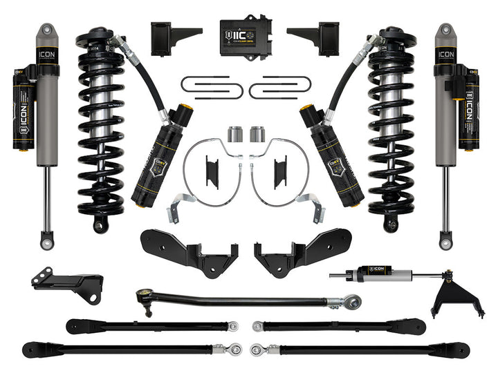 ICON Vehicle Dynamics 2023-2026 Ford F-250/F-350 Super Duty 4WD, 4-5.5" Lift, Stage 8 Coilover Conversion System