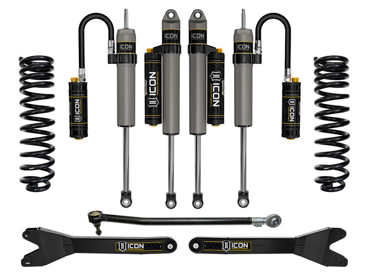 ICON Vehicle Dynamics 2023-2026 Ford F-250/F-350 Super Duty 4WD, Gas, 2.5" Lift, Stage 4 Suspension System w/ Radius Arms