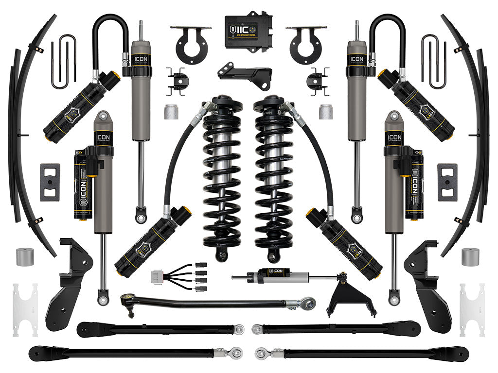 ICON Vehicle Dynamics 2023-2026 Ford F-250/F-350 Super Duty 4WD, 2.5-3" Lift, Stage 7 Coilover Conversion System with 4-Link and Expansion Packs