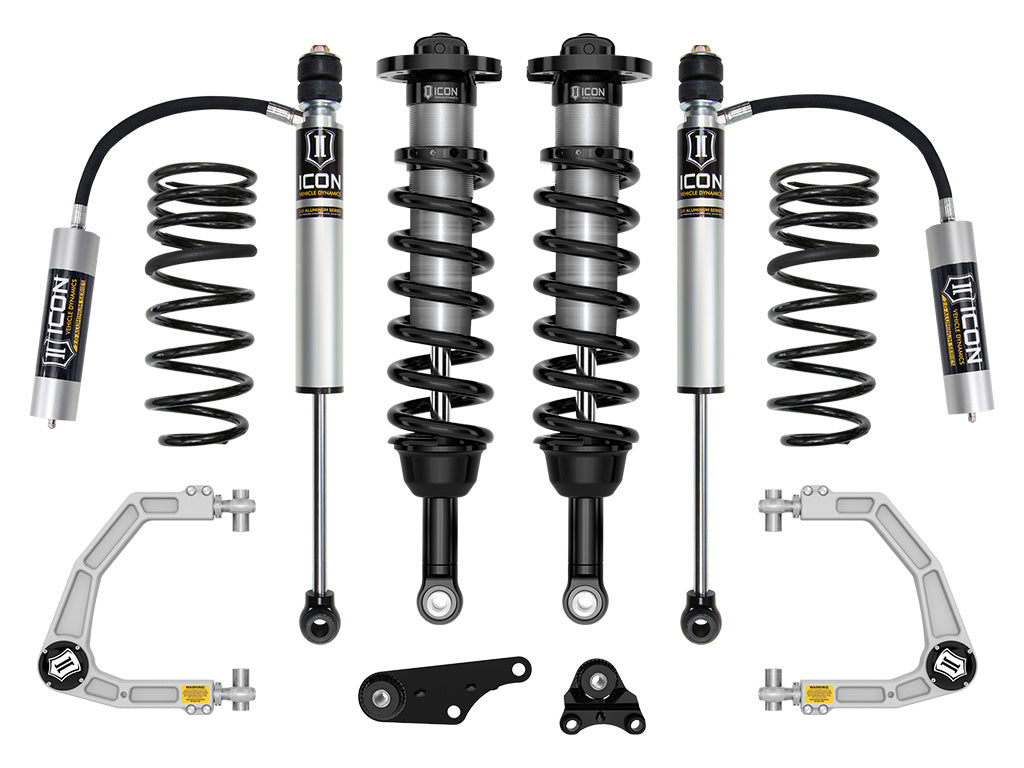 ICON Vehicle Dynamics 2024-2026 Toyota Tacoma 1.25-3" Lift, Stage 3 Suspension System, Billet, Overland Rear Springs