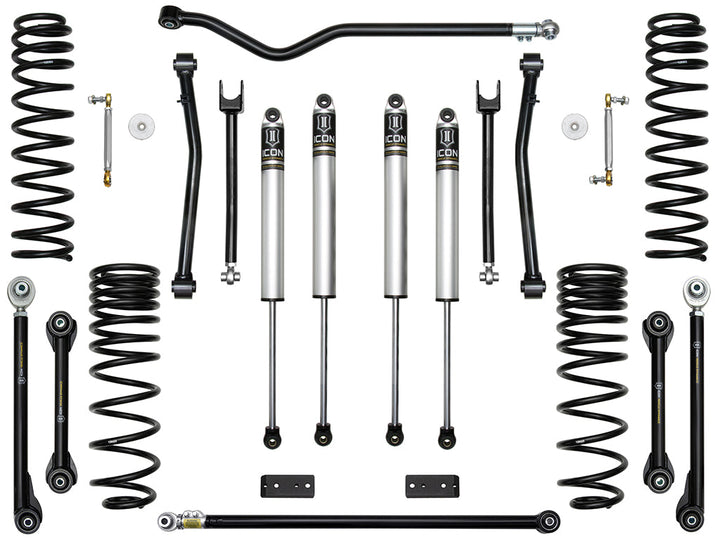 ICON Vehicle Dynamics 2020-Up Jeep Gladiator, 2.5" Lift, Stage 5 Suspension System, Tubular UCA