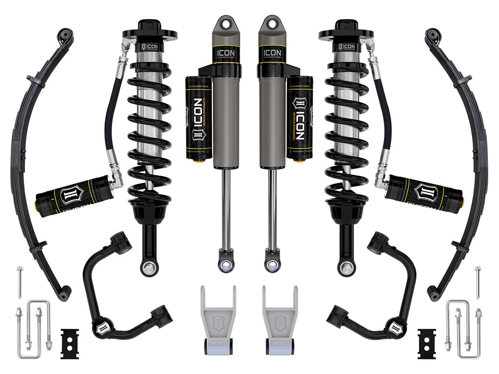 ICON Vehicle Dynamics 2021-2026 Ford F-150 Tremor, 2.5-3" Lift, Stage 3 Suspension System, Tubular, w/ Leaf Packs