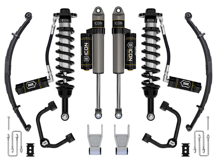 ICON Vehicle Dynamics 2021-2026 Ford F-150 Tremor, 2.5-3" Lift, Stage 3 Suspension System, Tubular, w/ Leaf Packs