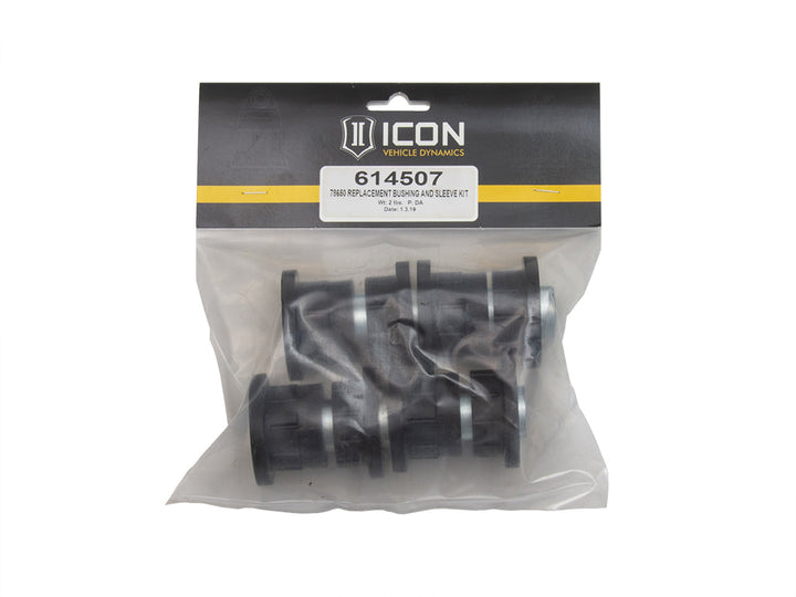 ICON Vehicle Dynamics 2015-2022 Chevrolet Colorado/GMC Canyon, Tubular UCA Replacement Bushing &amp; Sleeve Kit