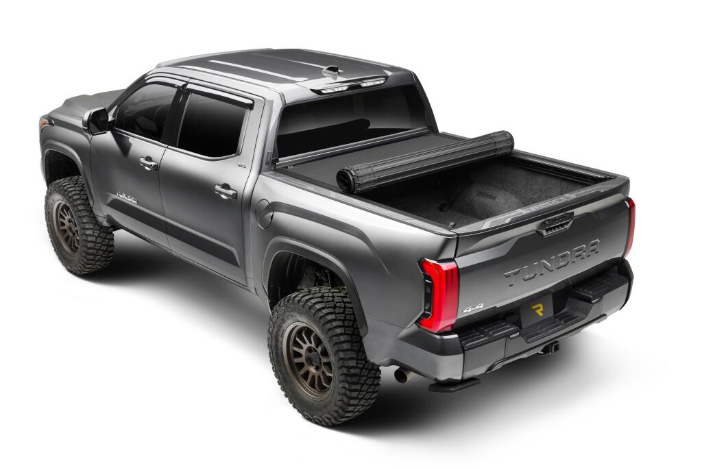 BAK Revolver X4s Hard Rolling Truck Bed Cover 2022-2026 Toyota Tundra with or without Deck Rail System without Trail Special Edition Storage Boxes